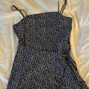 SHEIN wrap front dress